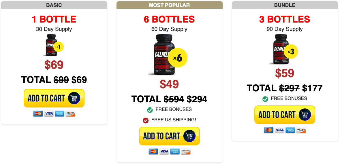 CalmLean price
